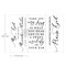 Scripture - Small Transfers 6"x12" 3 sheets Rub on Transfers for Furniture Vintage Rub on Transfers Stickers for Crafts Classic Spring Summer Autumn Decoration Transfers